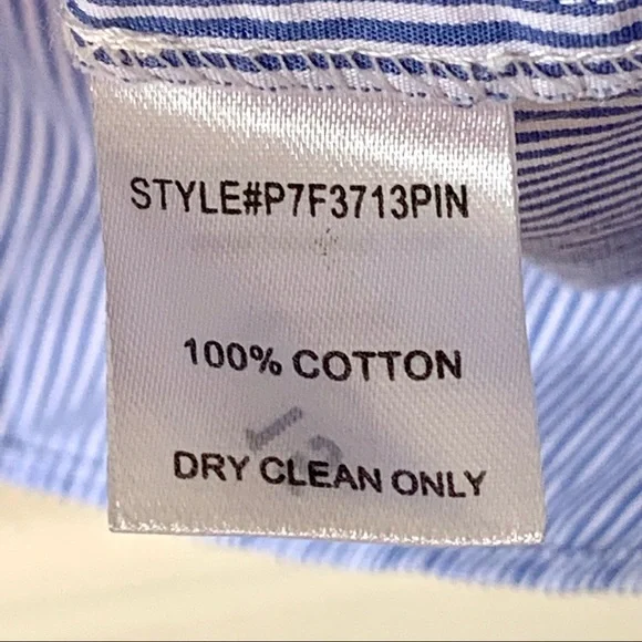 PARKER Smocked Pinstripe Off The Shoulder Top—SZ S - Picture 10 of 13